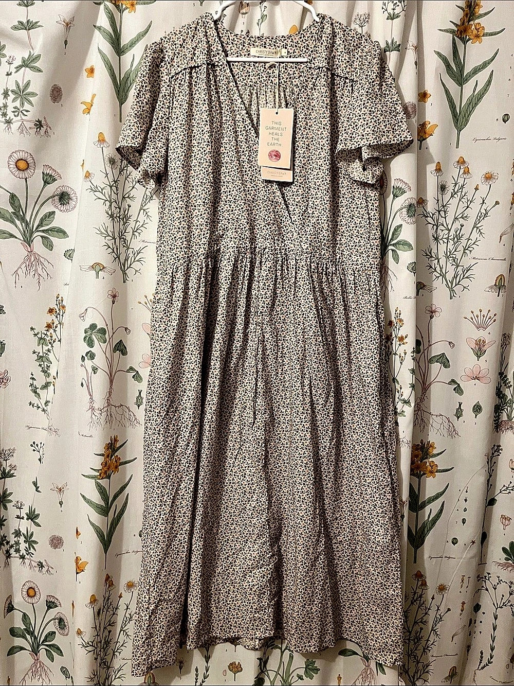 Christy Dawn The Dawn Dress Crème Strawberry Maxi Dress XL